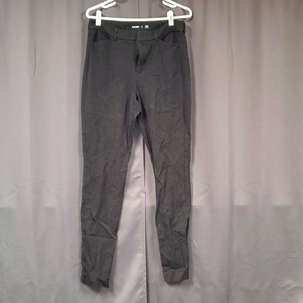 OLD NAVY 12 TALL PIXIE GRAY NEVER FADE DRESS PANTS